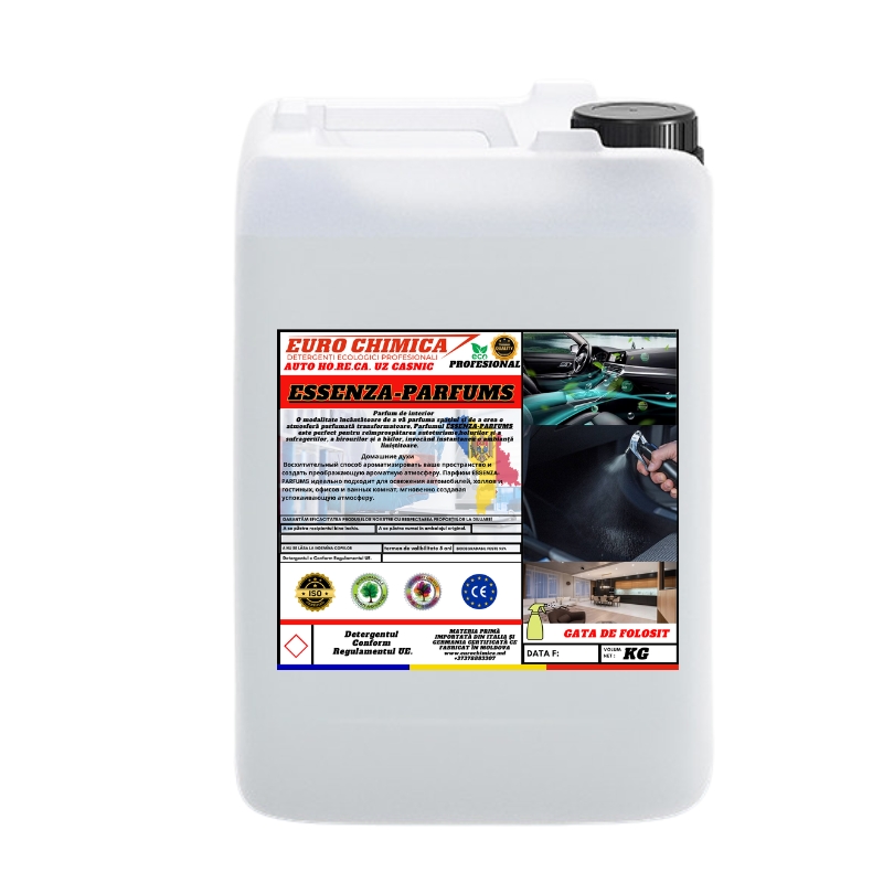 Spray Parfum Profesional Ambient & Auto ESSENZA-PARFUMS – Exotic Luxury | Odorizant Premium Moldova